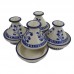 Le Souk Ceramique Azoura 0.035 Qt. Stoneware Round Tagine LSQ1815